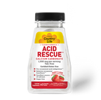 Bottle of Country Life Acid Rescue Calcium Carbonate in Berry Flavor, with label indicating 1000 mg per serving, 60 tablets, and certifications such as gluten-free, non-GMO, and sugar-free.