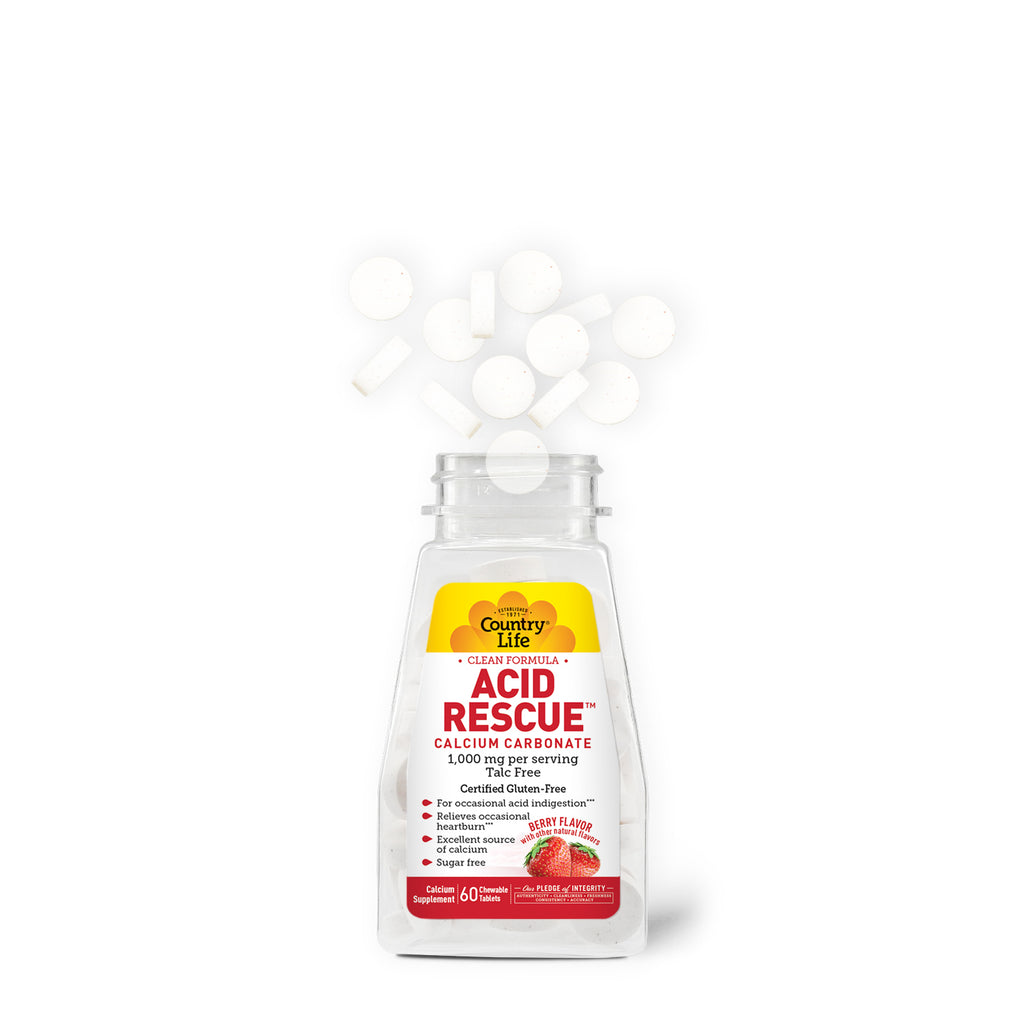 Acid Rescue™ Calcium Carbonate Berry Flavored