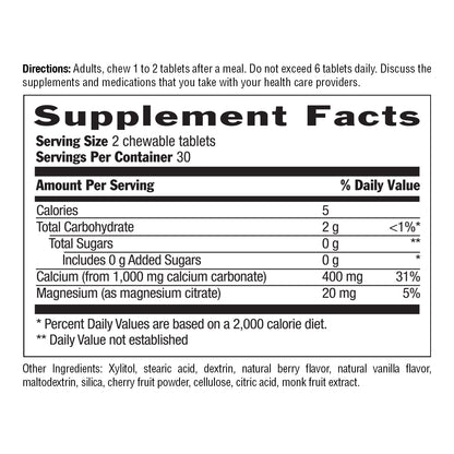 Acid Rescue™ Calcium Carbonate Berry Flavored
