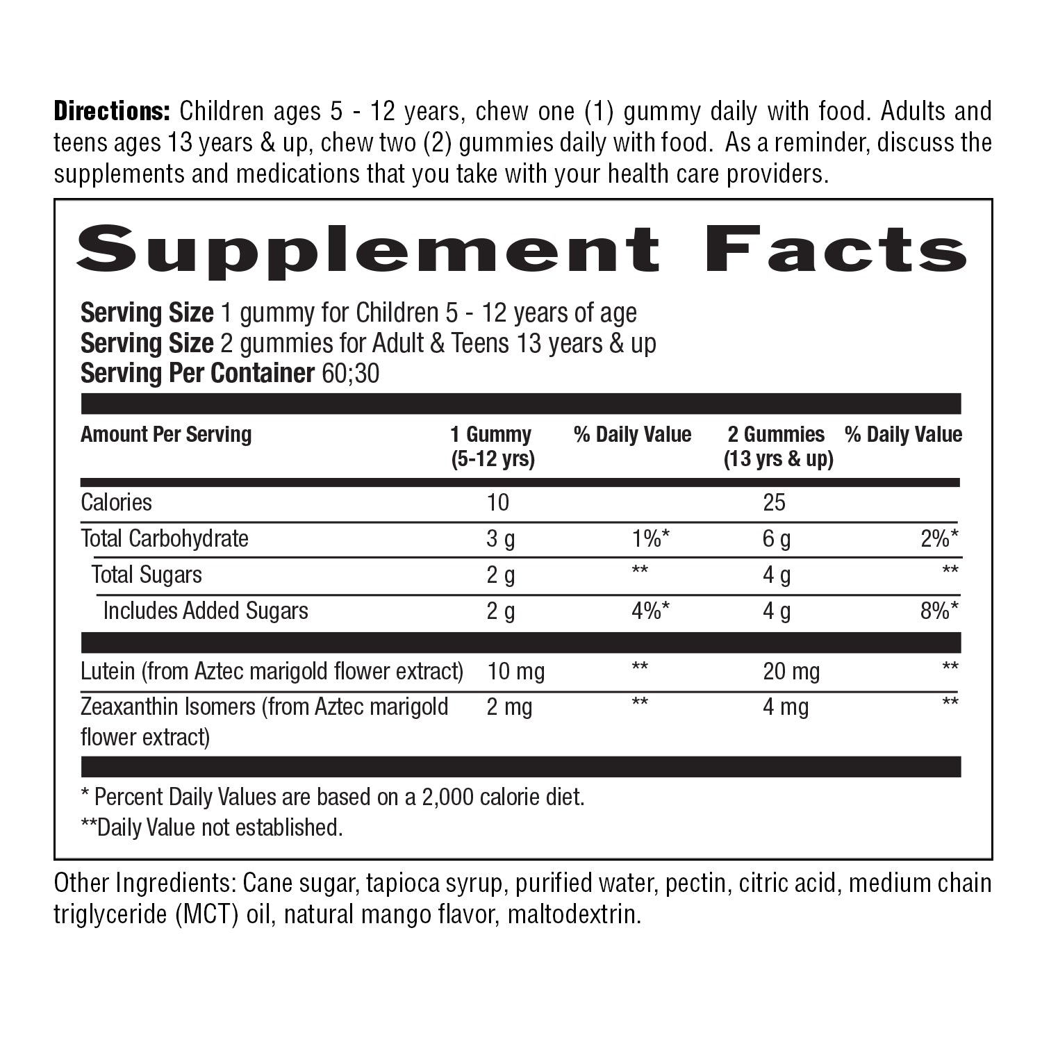 Lutein & Zeaxanthin Gummies