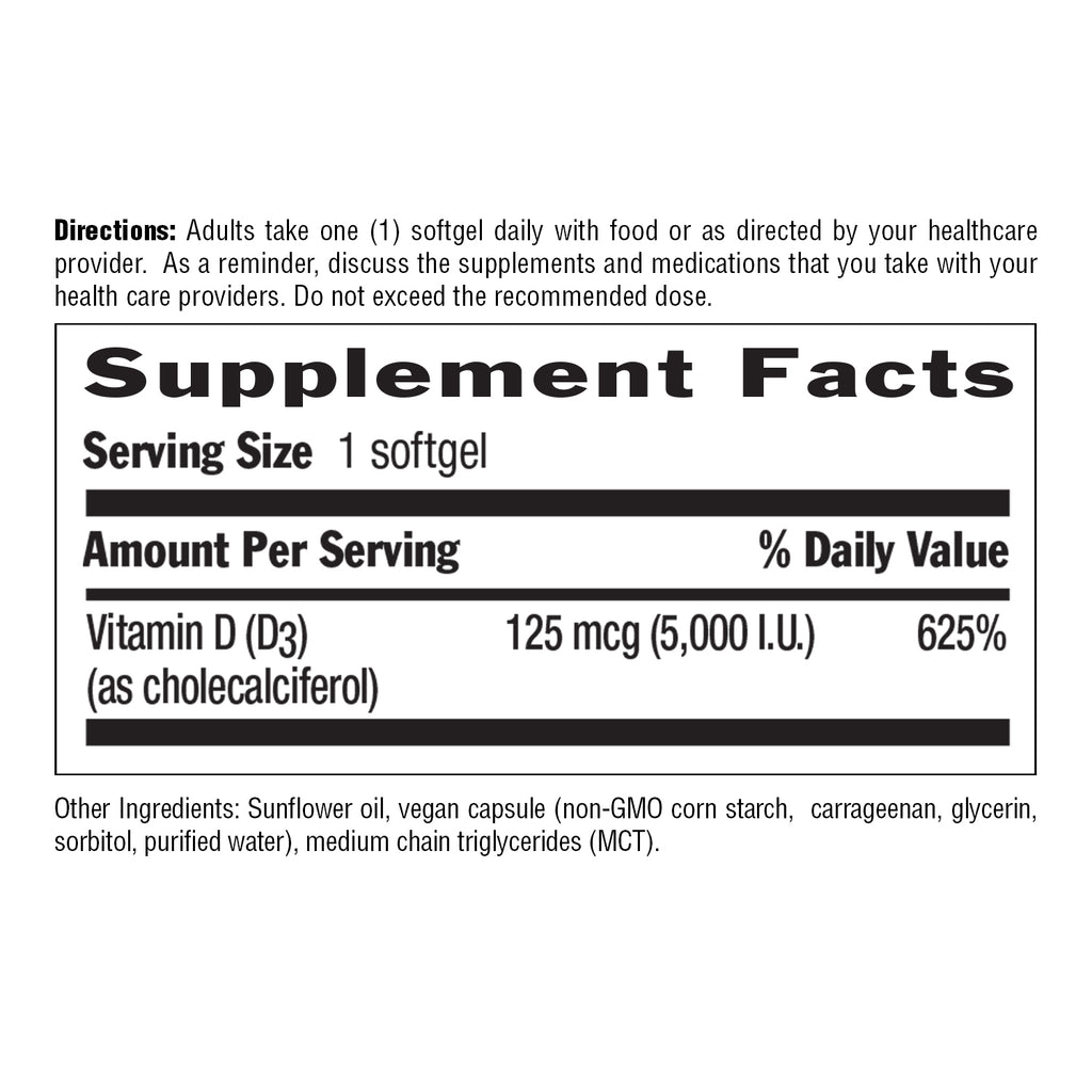 Vegan D3 Softgels