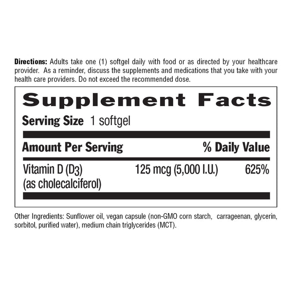 Vegan D3 Softgels
