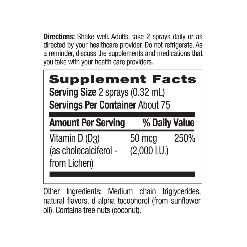 Vitamin D3 Spray - Strawberry