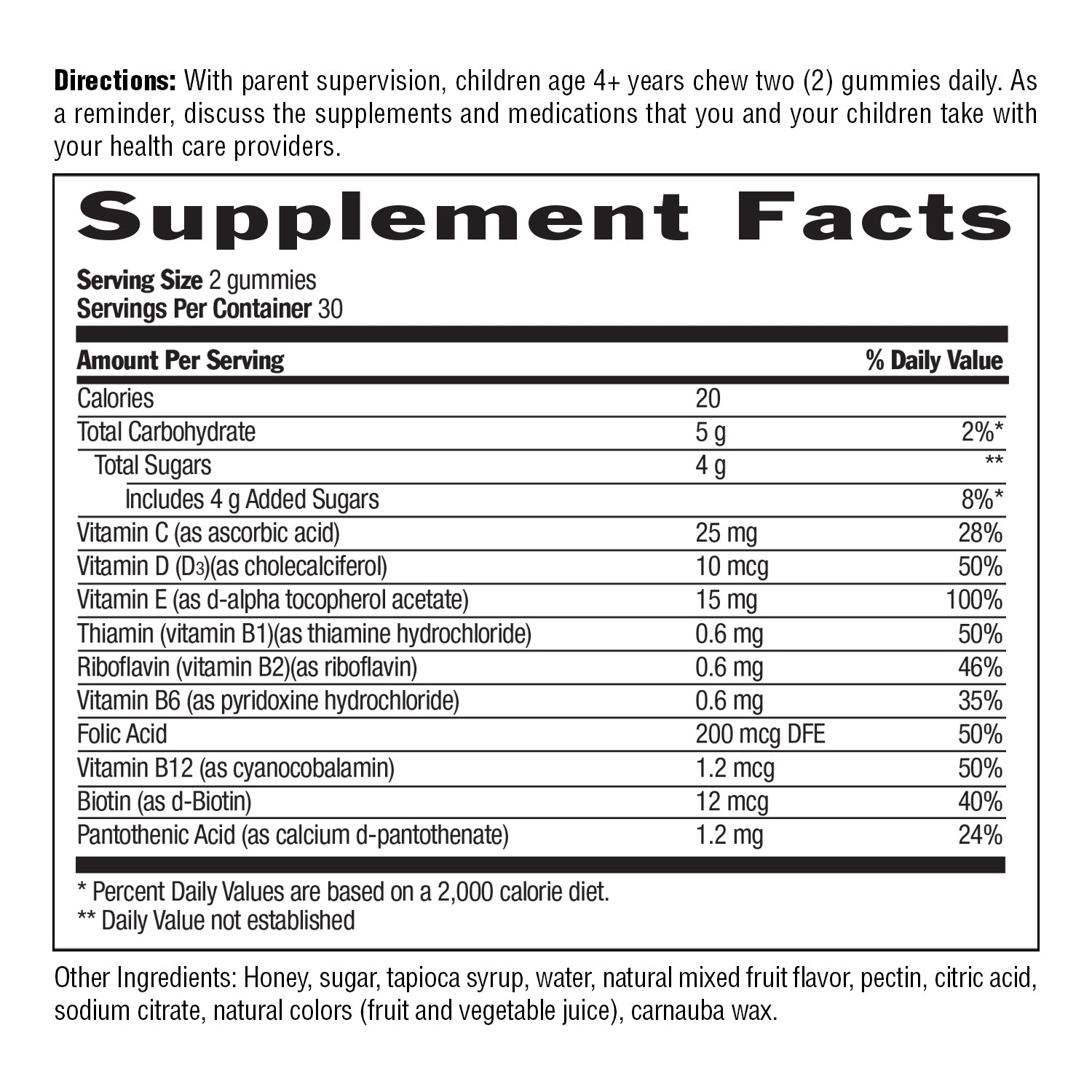 Kid’s Multivitamin Honey Gummy media carousel view 6