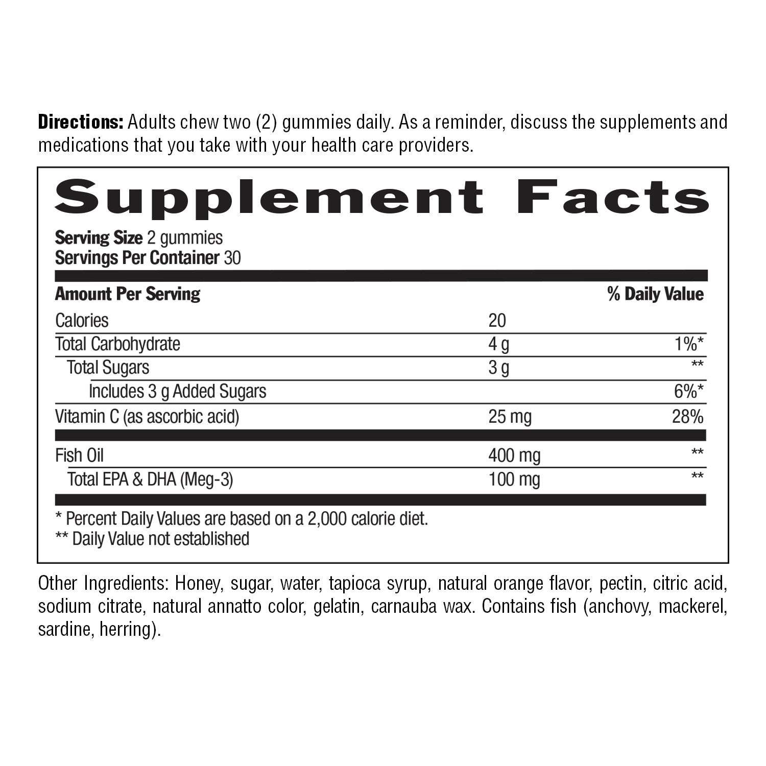 Omega 3 Honey Gummies media carousel view 6