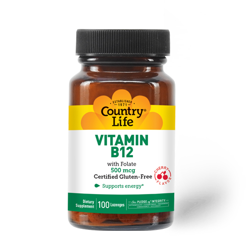 Vitamin B12 500 mcg, Cherry Lozenges
