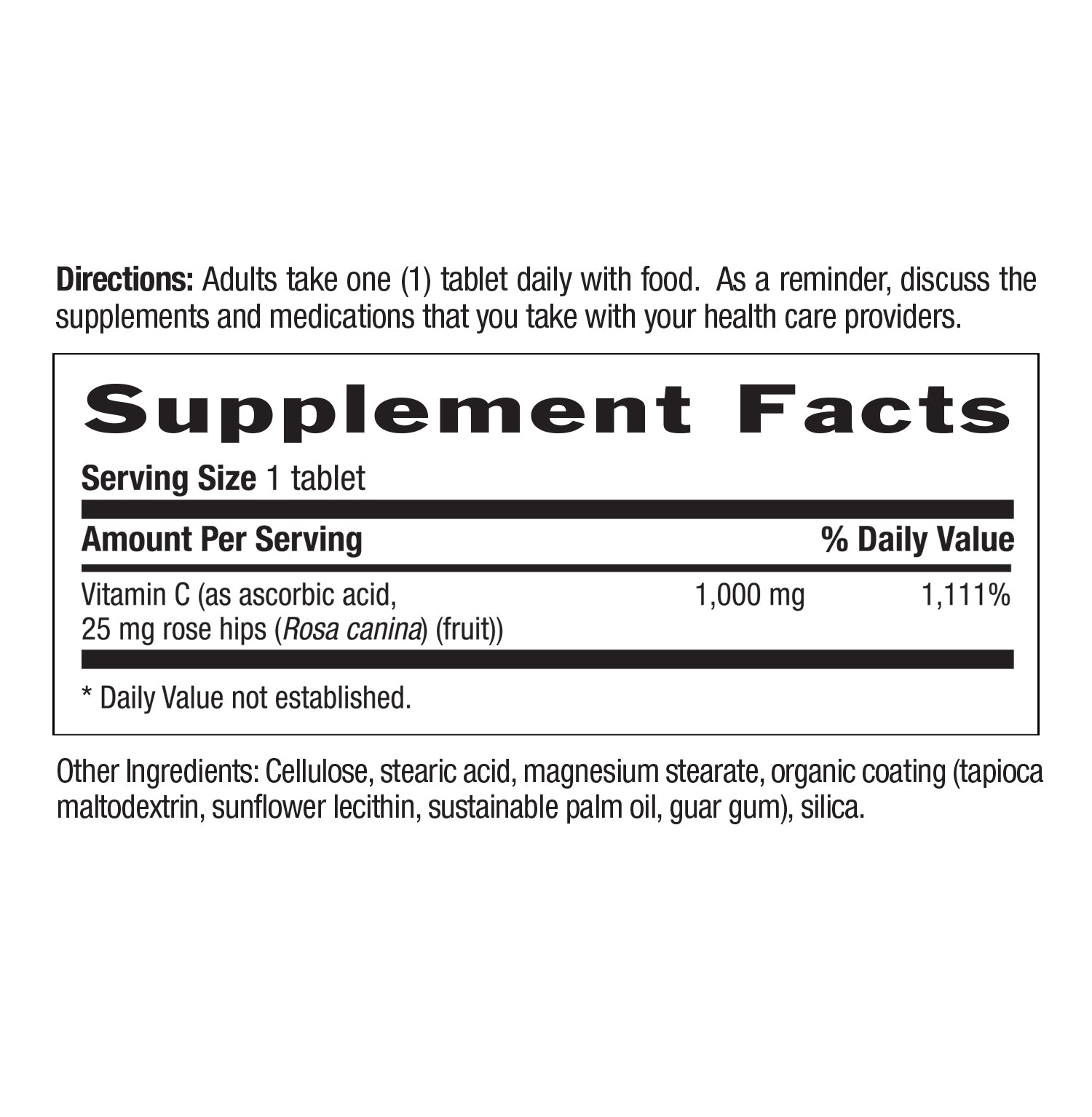 supplement facts box