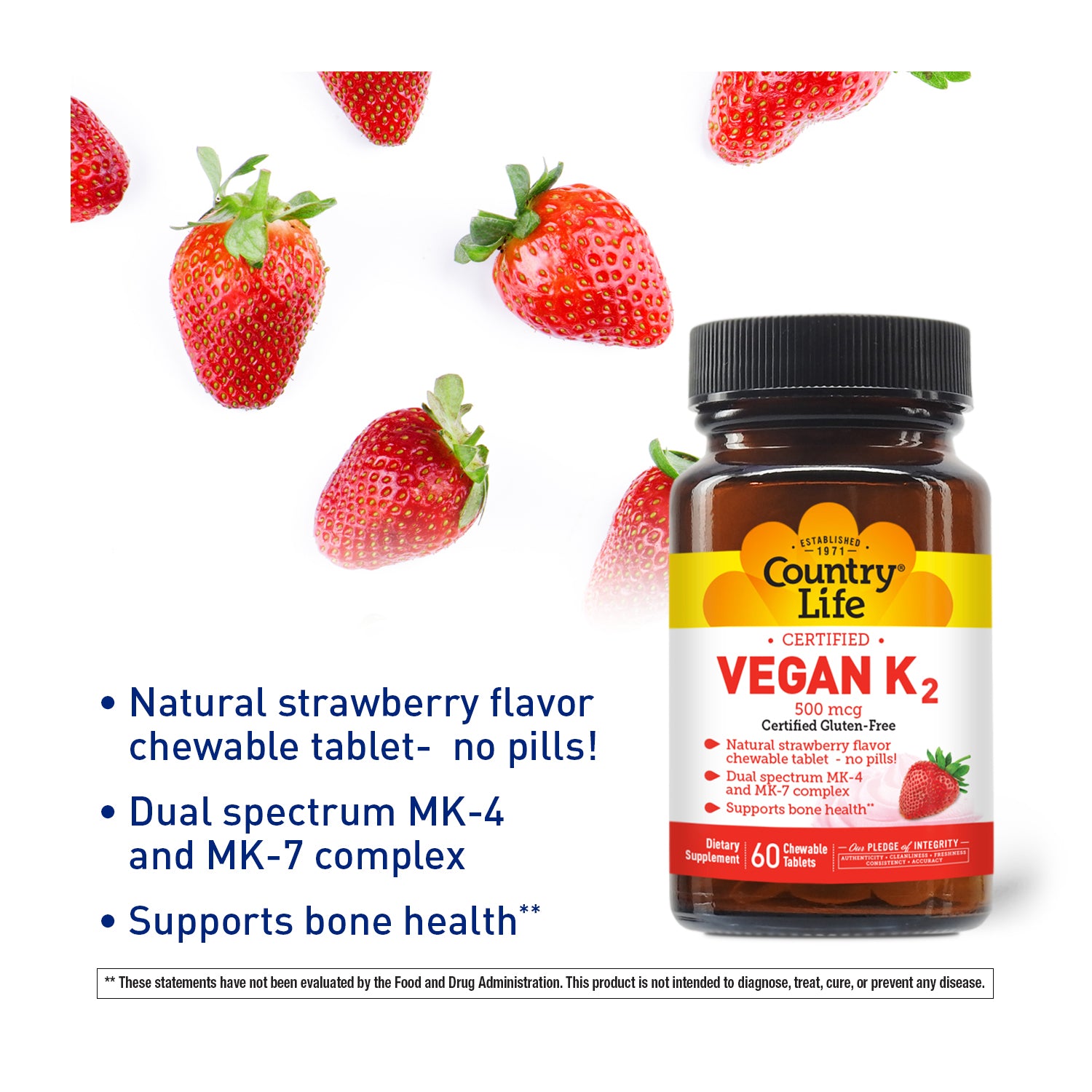 Vegan K2 Chewable Tablets media carousel view 4