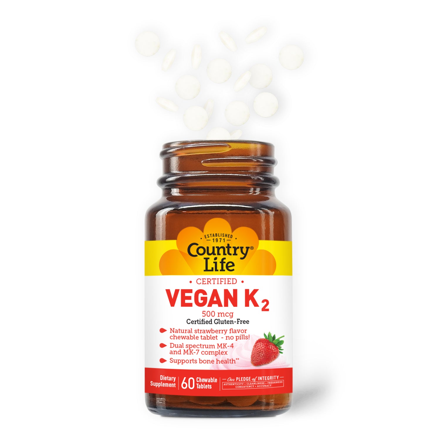 Vegan K2 Chewable Tablets media carousel view 3