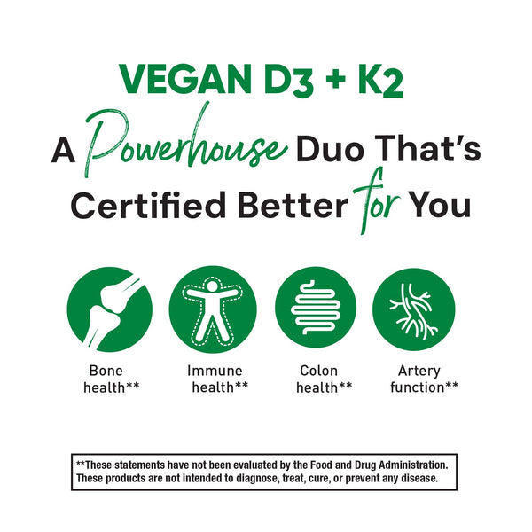 Vegan D3 + K2