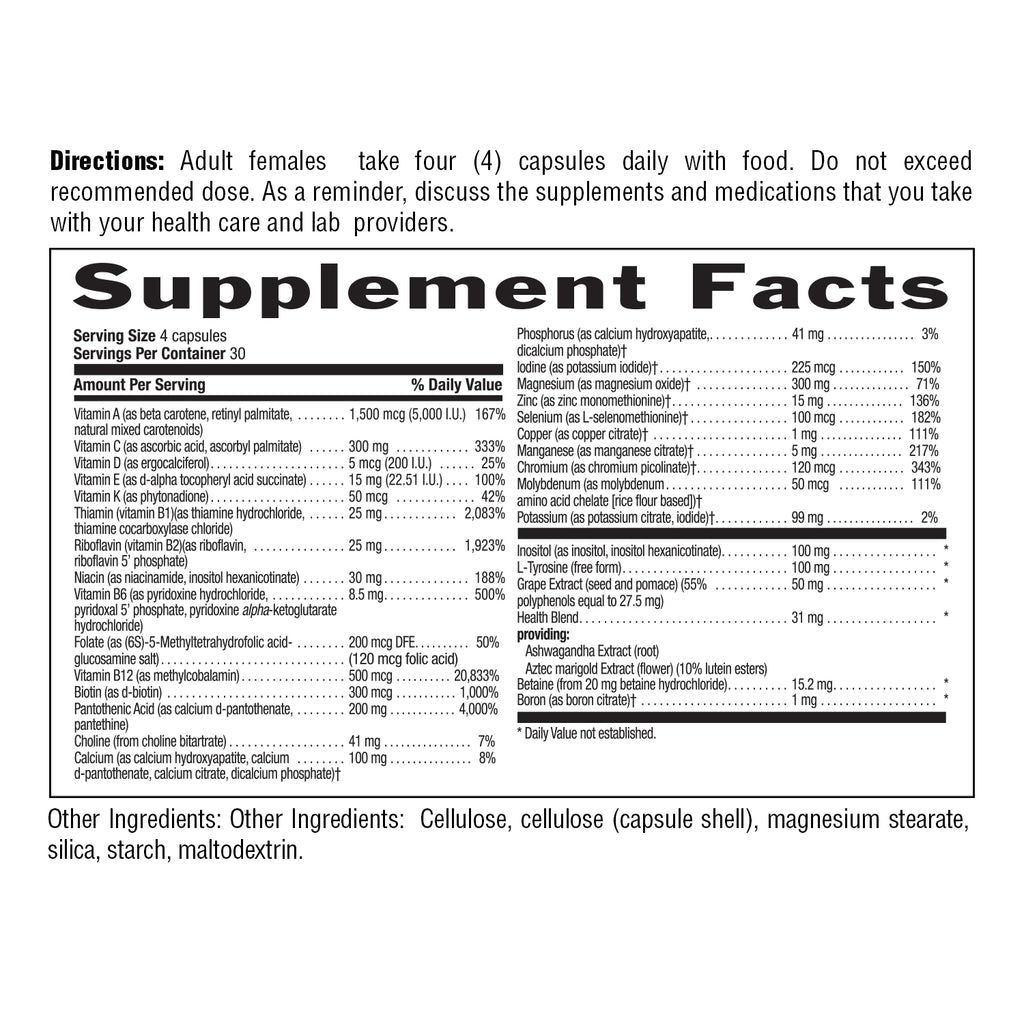 MAX for Women™ Iron Free