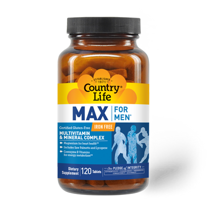 MAX For Men® Iron Free Multivitamin