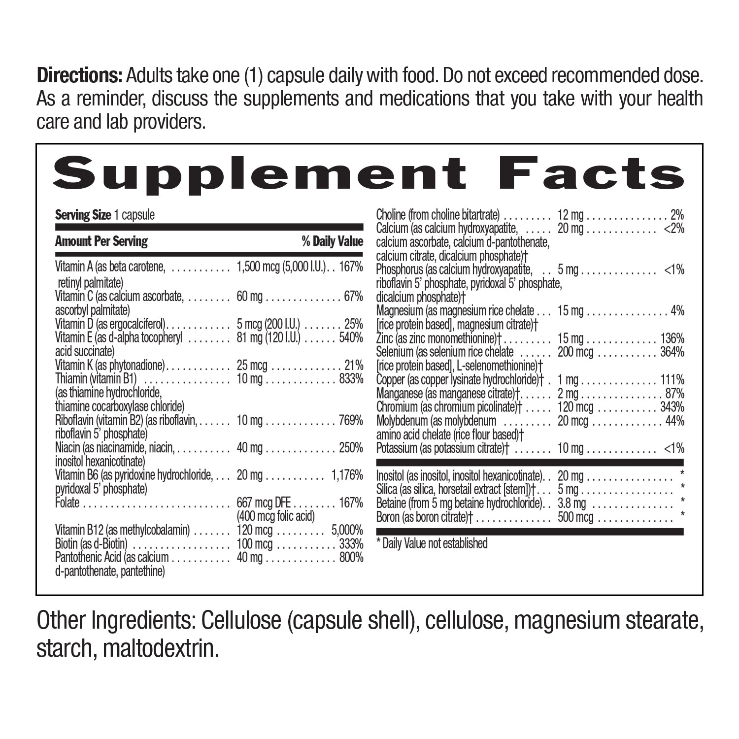 Daily Total One® Iron Free