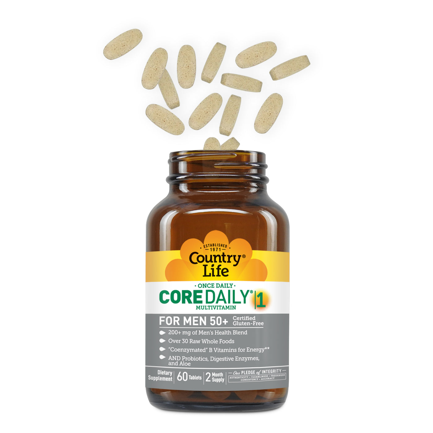 Core Daily-1® Men 50+: Multivitamin Supplement for Men’s Wellness ...