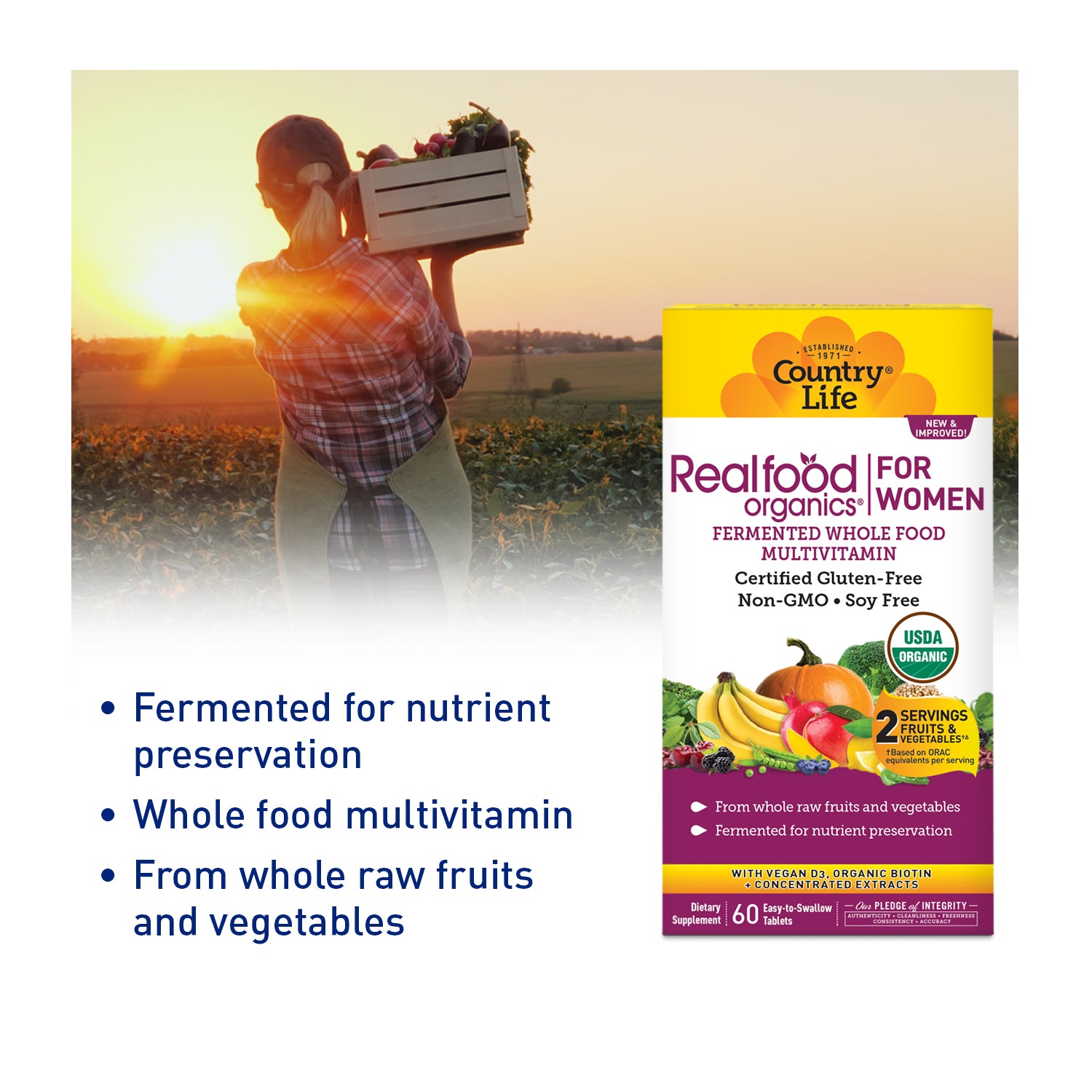 Realfood Organics® For Women media carousel view 4