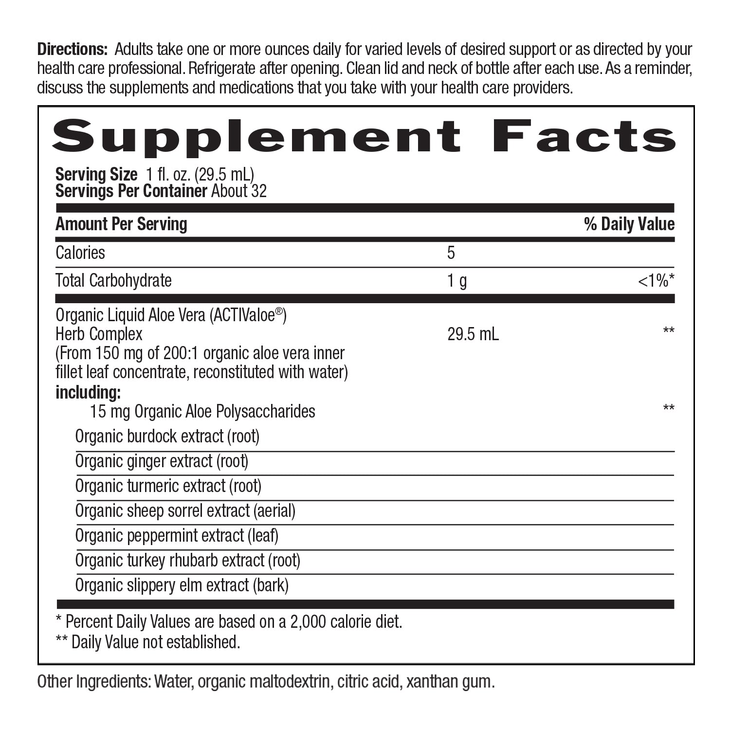 Realfood Organics® Aloe Vera Plus