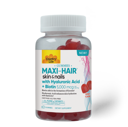 Maxi-Hair® with Hyaluronic Acid + Biotin Gummy