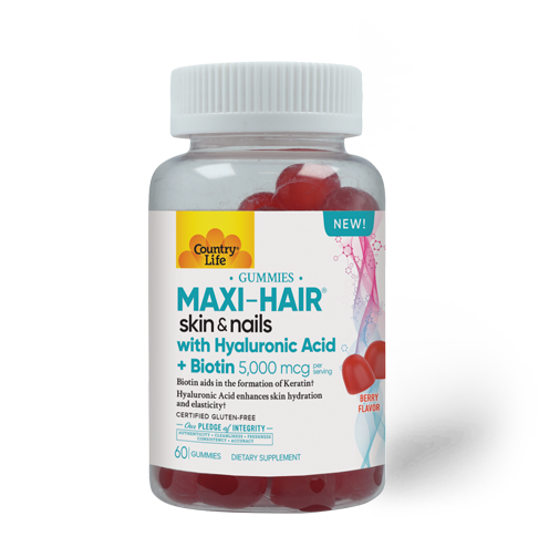 Maxi-Hair® with Hyaluronic Acid + Biotin Gummy