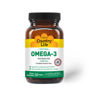 Omega-3 Fish Oil 1000 mg – 50 Softgels