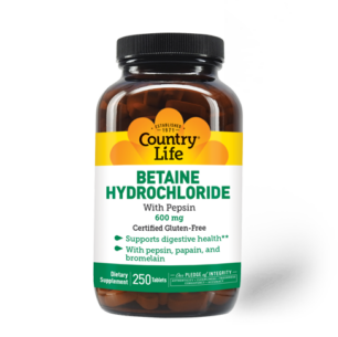 Betaine Hydrochloride – 250 Tablets